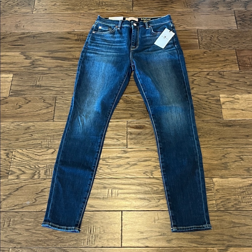7 For All Mankind High Waist Skinny NWT Size 30